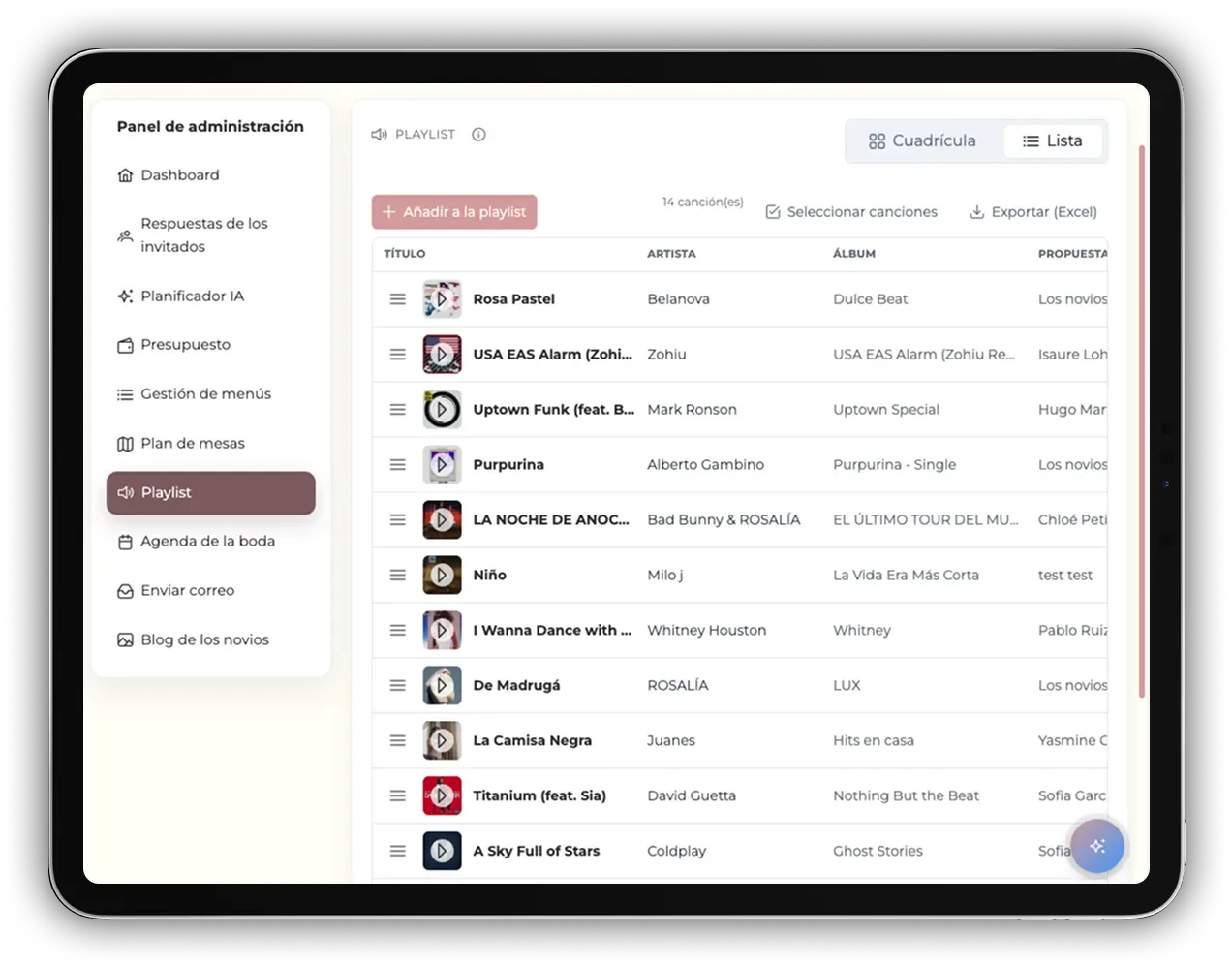 Playlist management