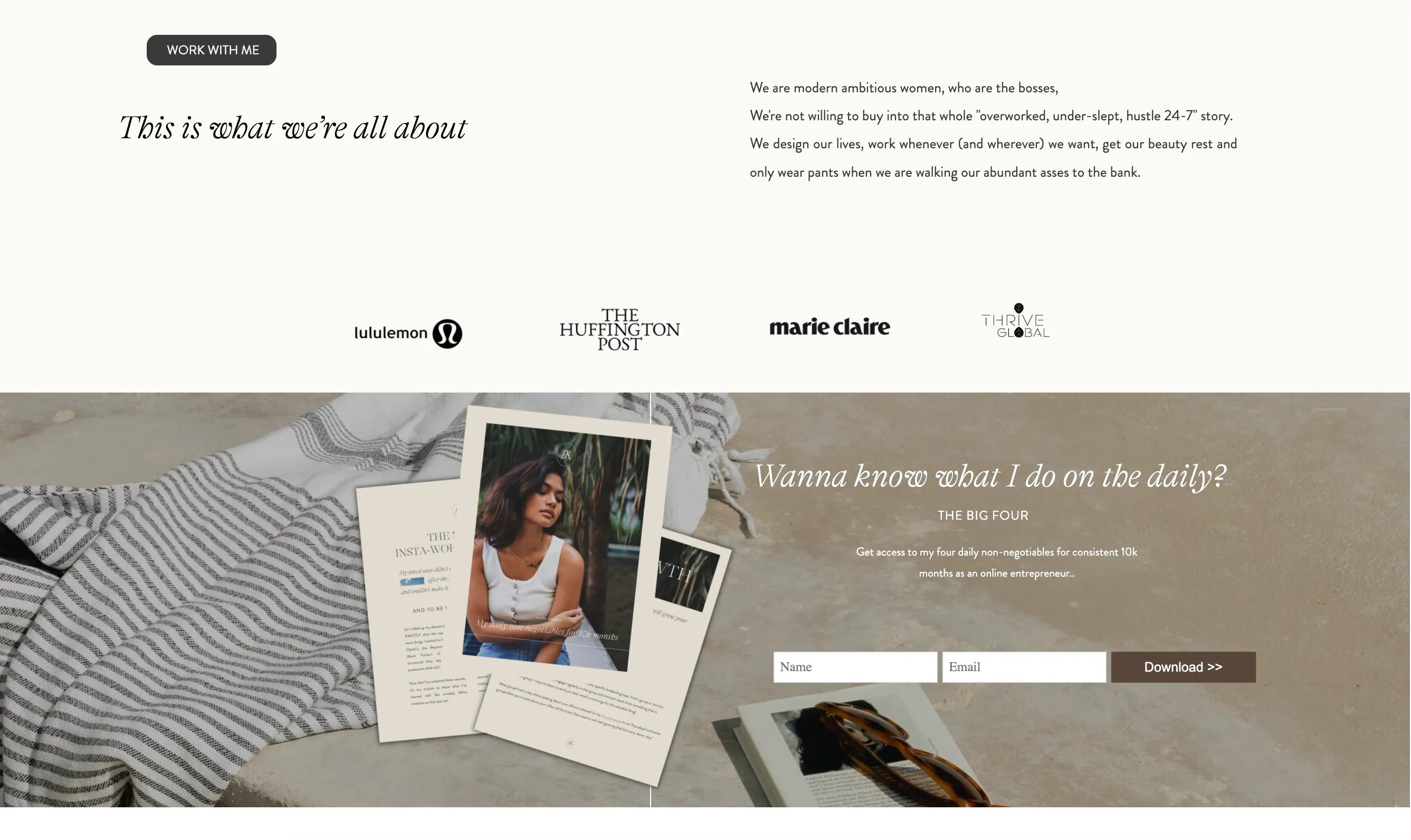 Alyssa Coleman site before redesign 01