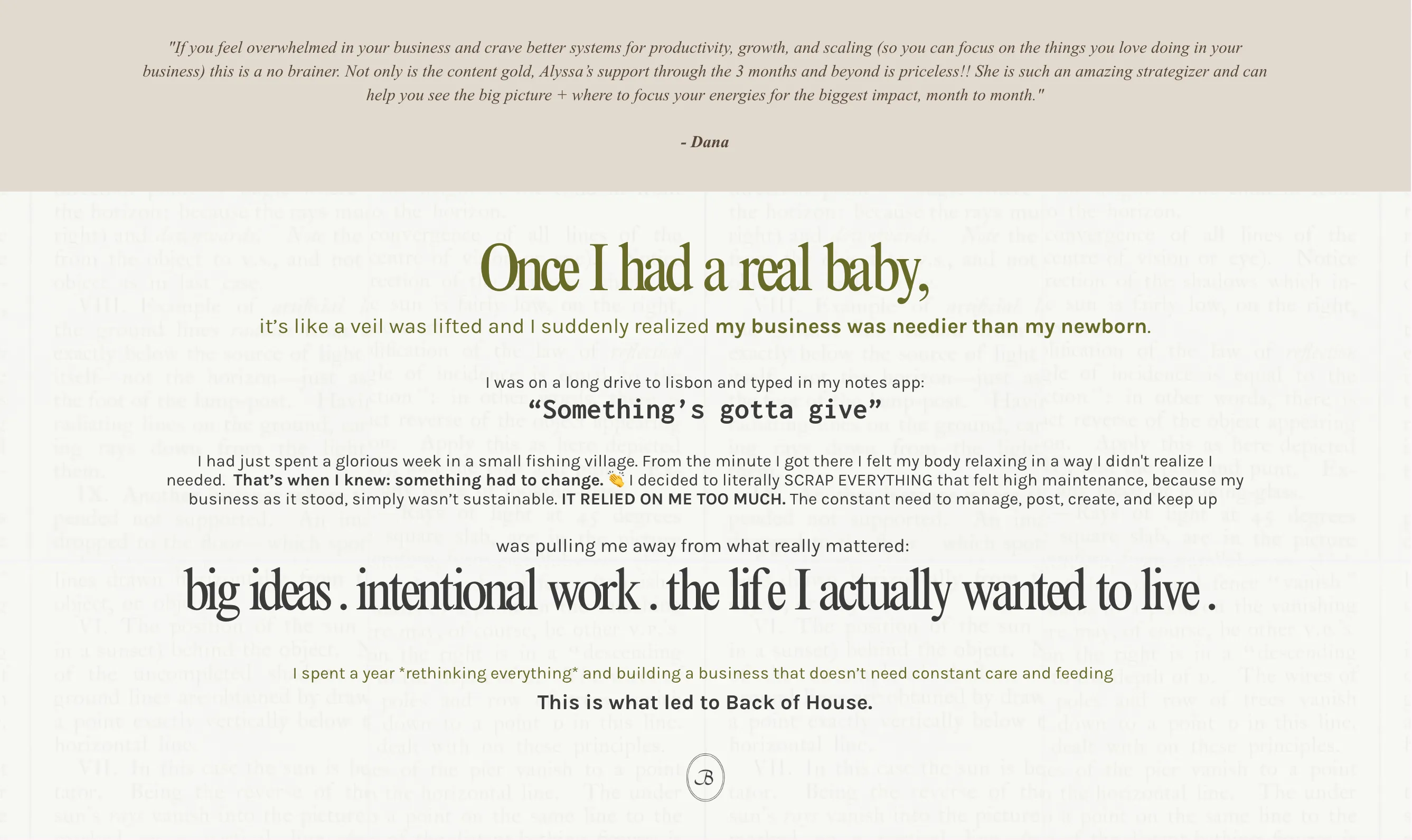 Alyssa Coleman site before redesign 05