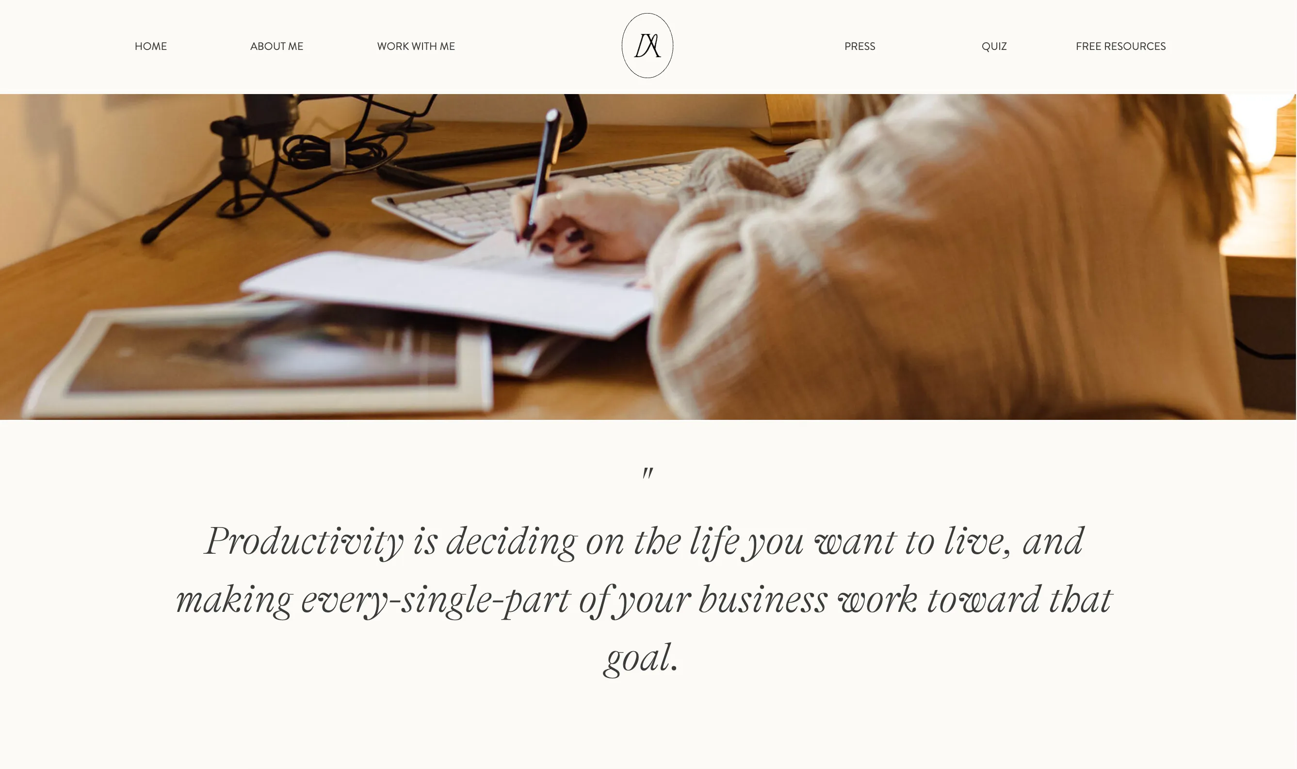 Alyssa Coleman site before redesign 07