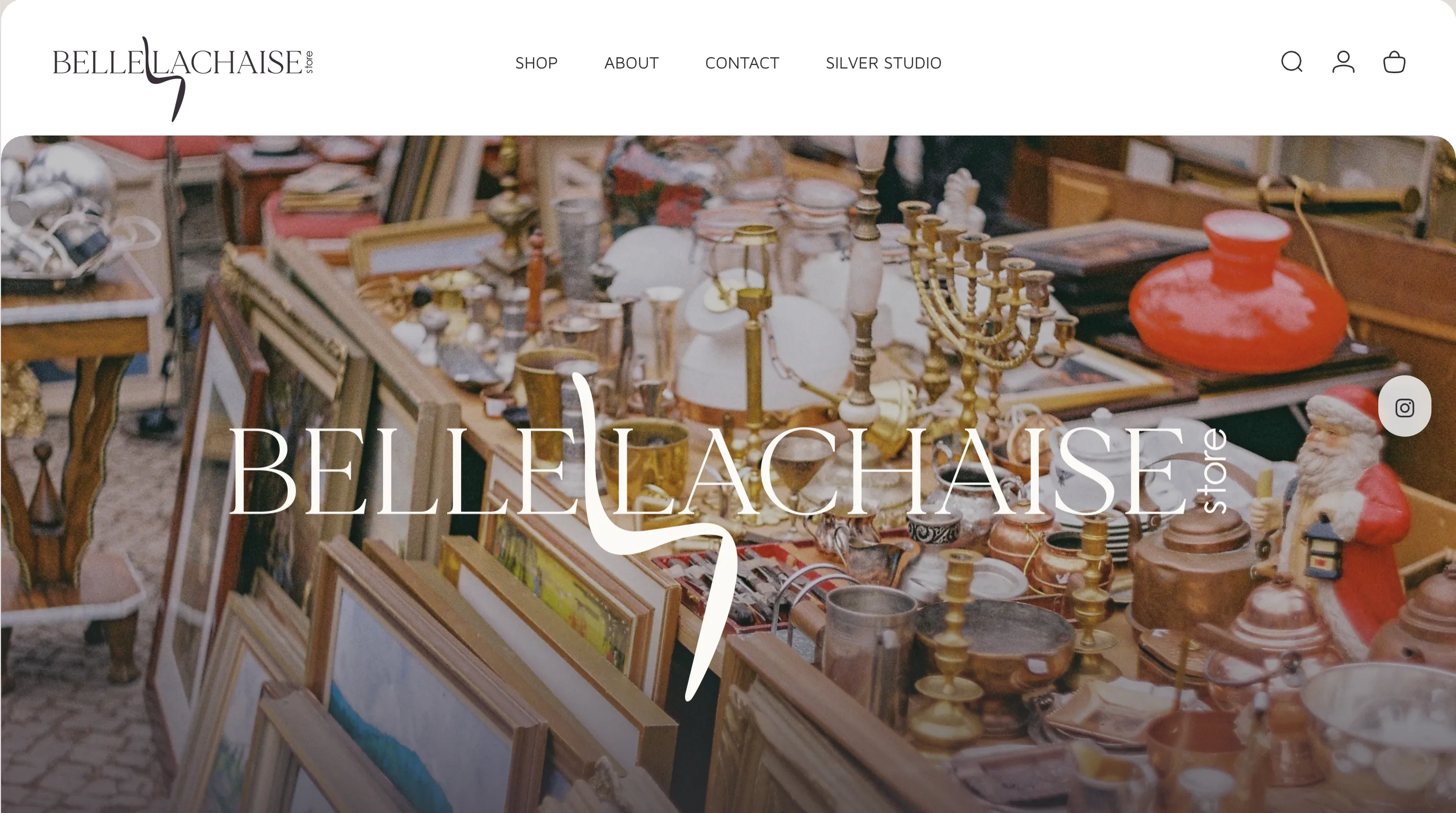 Bellelachaise desktop — homepage