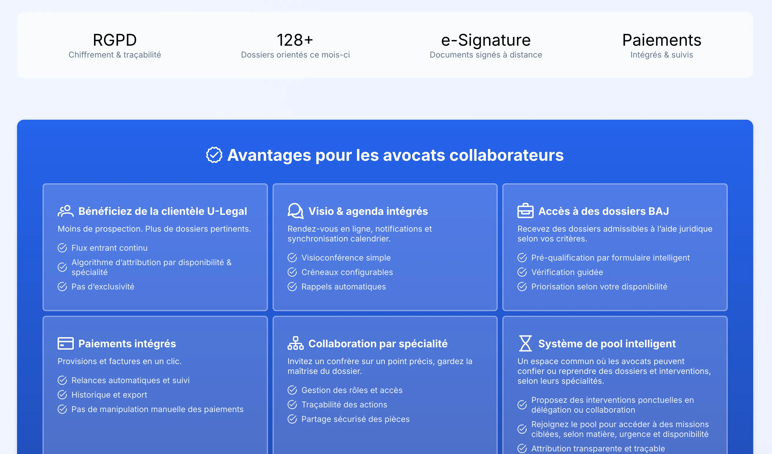Client-Lawyer Platform screen 10