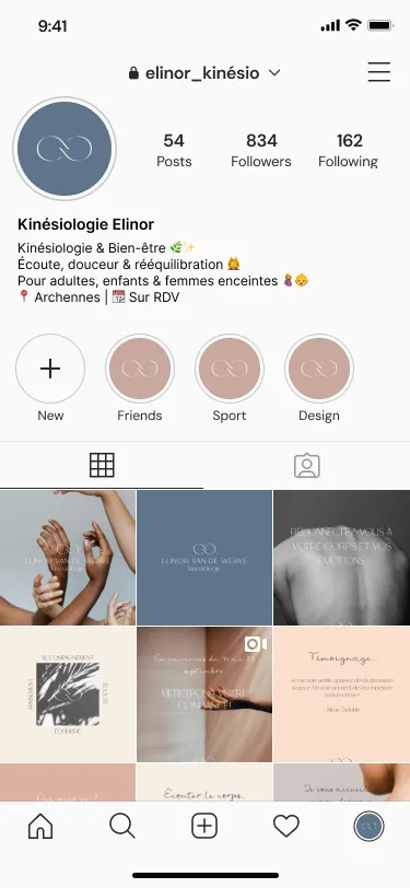 Elinor Instagram profile overview
