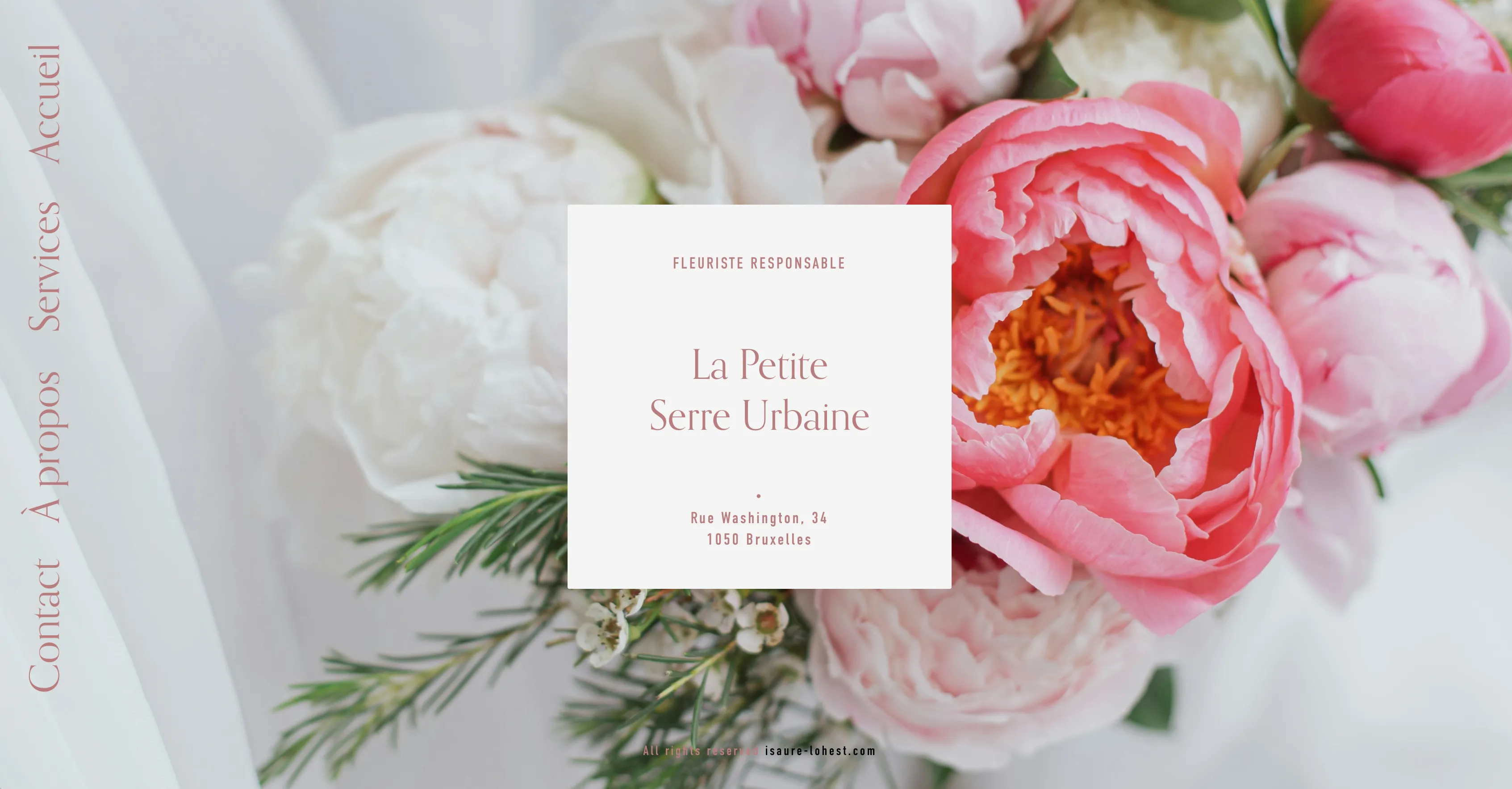 La Petite Serre Urbaine events and decorations section