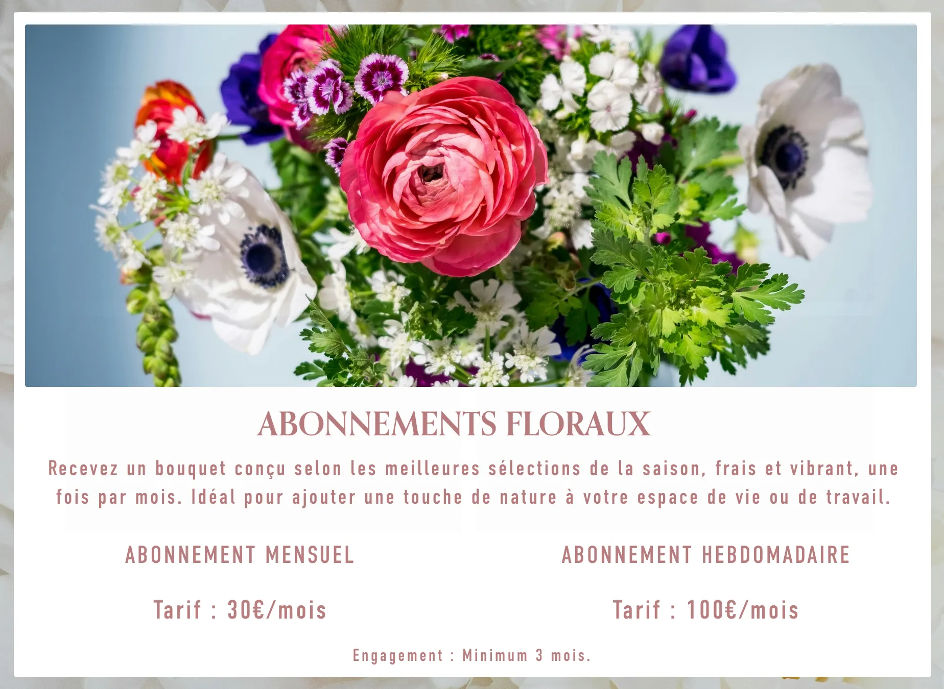 La Petite Serre Urbaine homepage screen 1