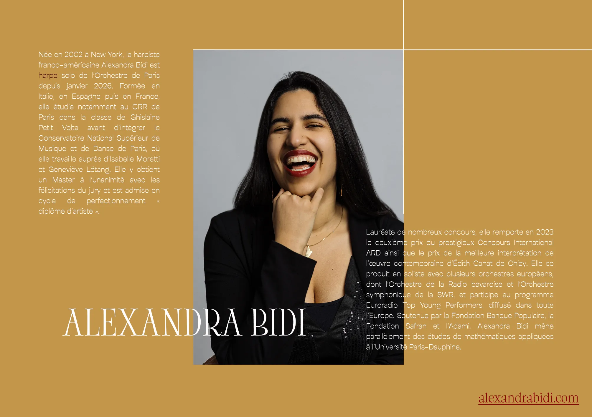 Alexandra Bidi profile page