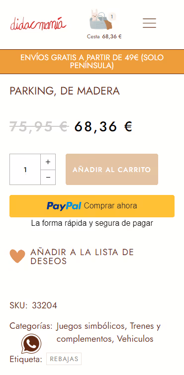 Isaure Lohest web developement project 3 - mobile vue