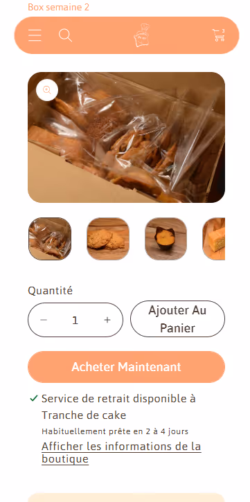 Tranche de CaKe project - mobile vue 3