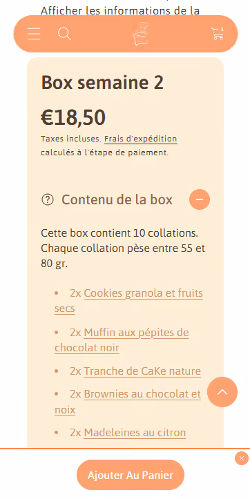 Tranche de CaKe project - mobile vue 2