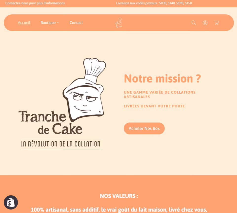 Image of Tranche de cake