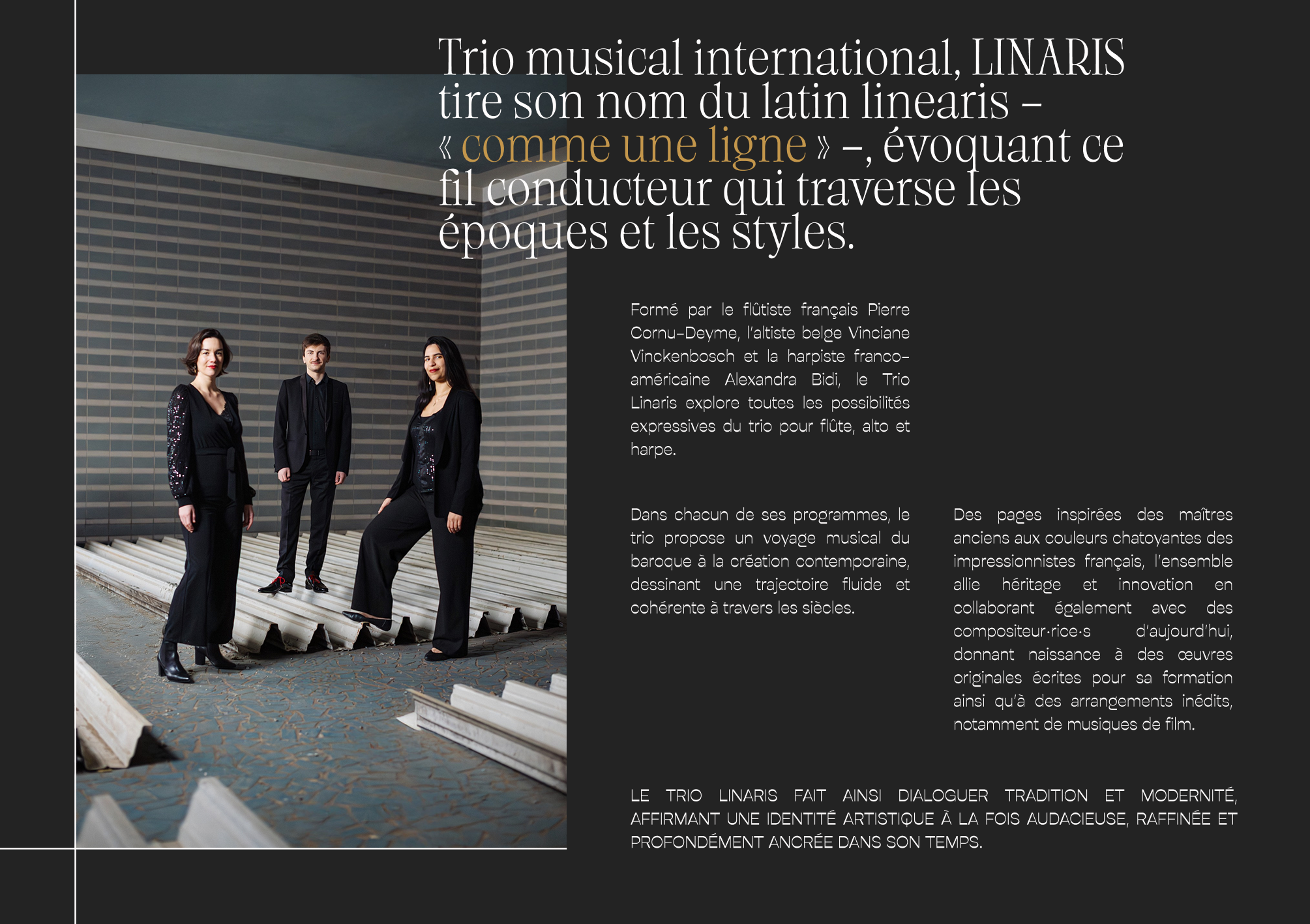 Trio Linaris cover portrait