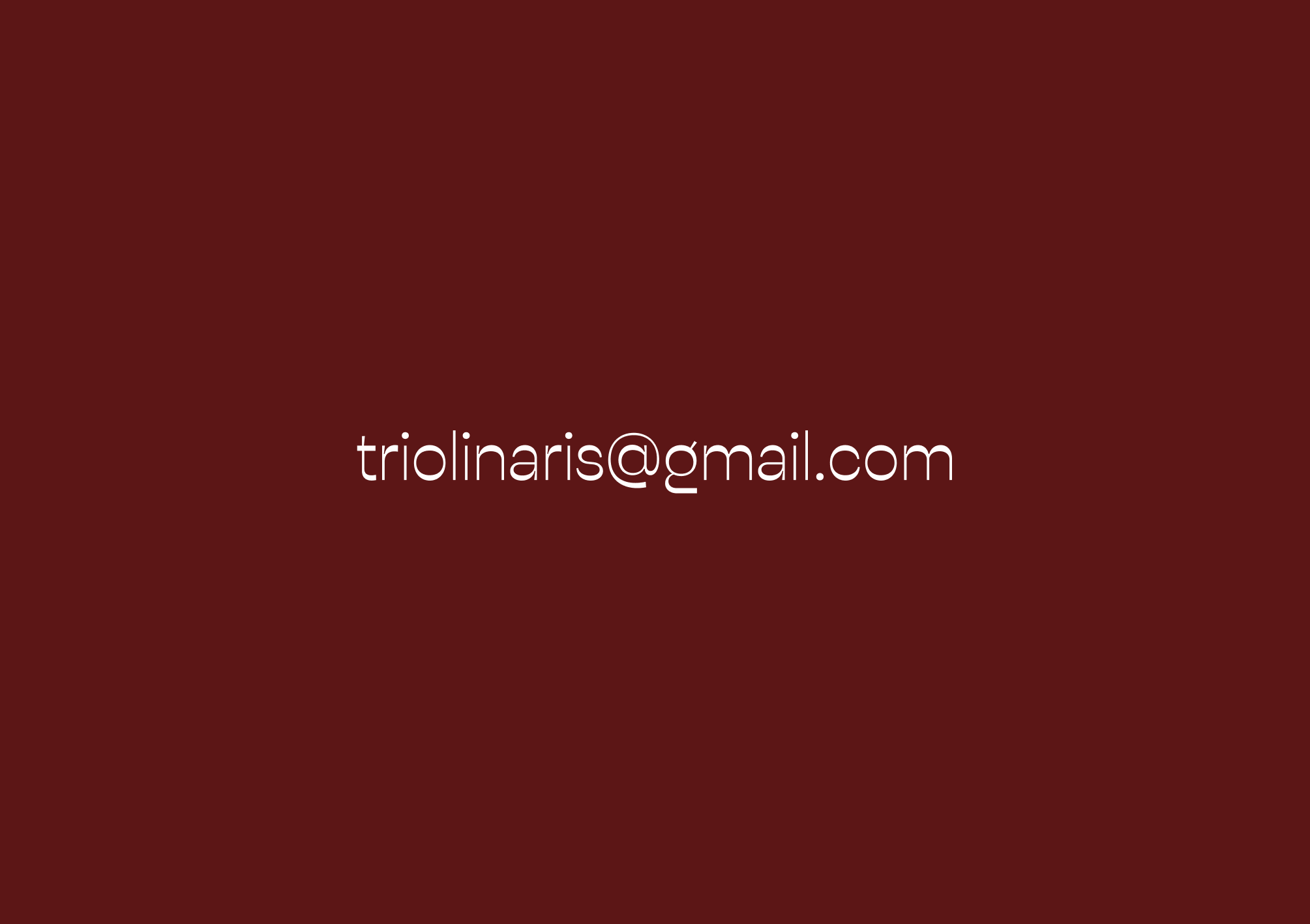 Trio Linaris editorial introduction spread