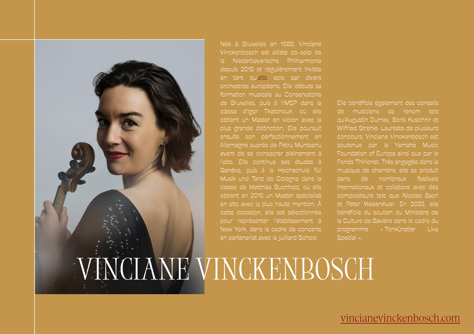 Vinciane Vinckenbosch profile page