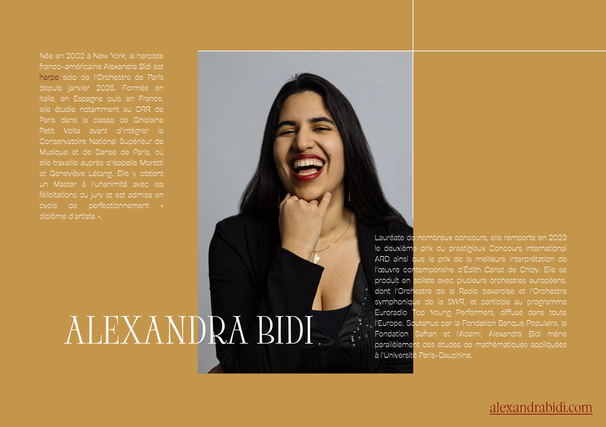 Alexandra Bidi profile page