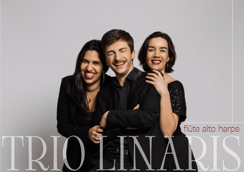 Trio Linaris editorial cover with musicians portrait