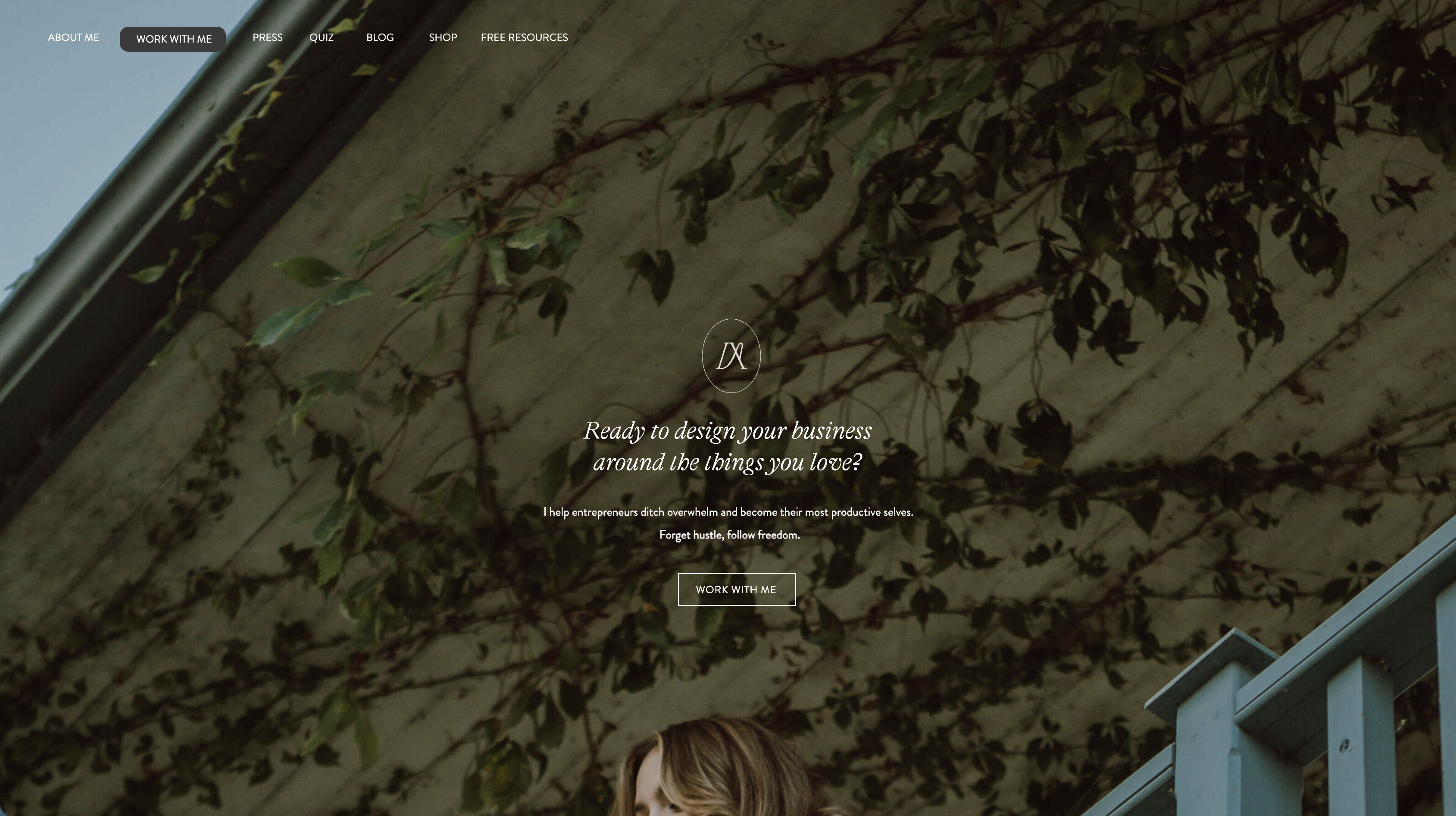 Alyssa Coleman site before redesign 01