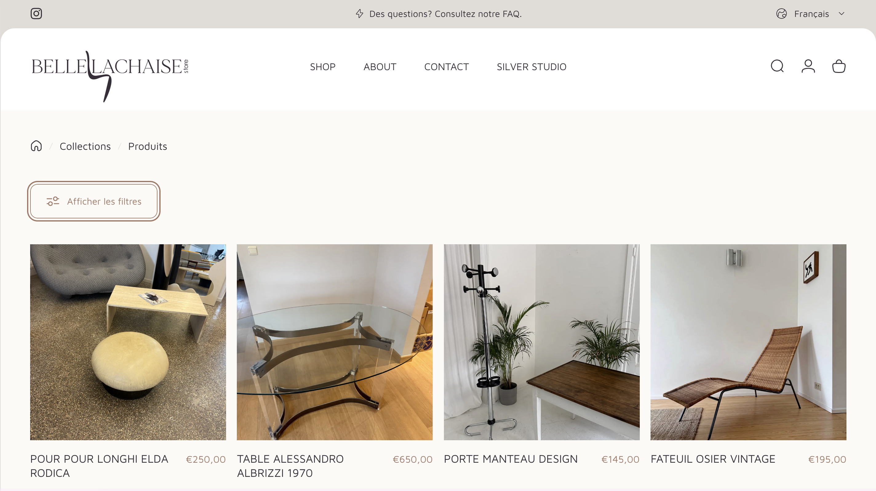 Bellelachaise desktop — about