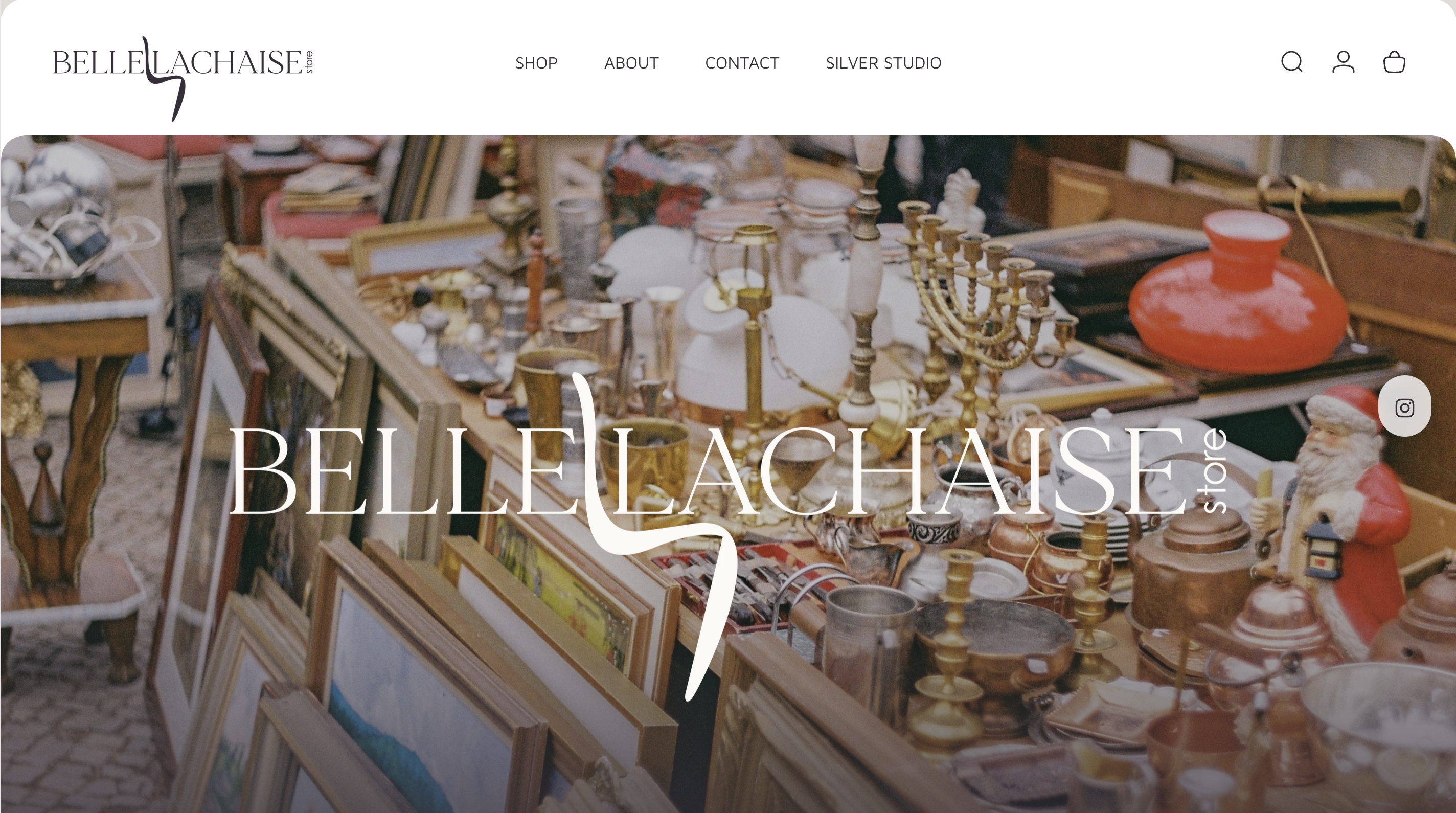 Bellelachaise desktop — homepage