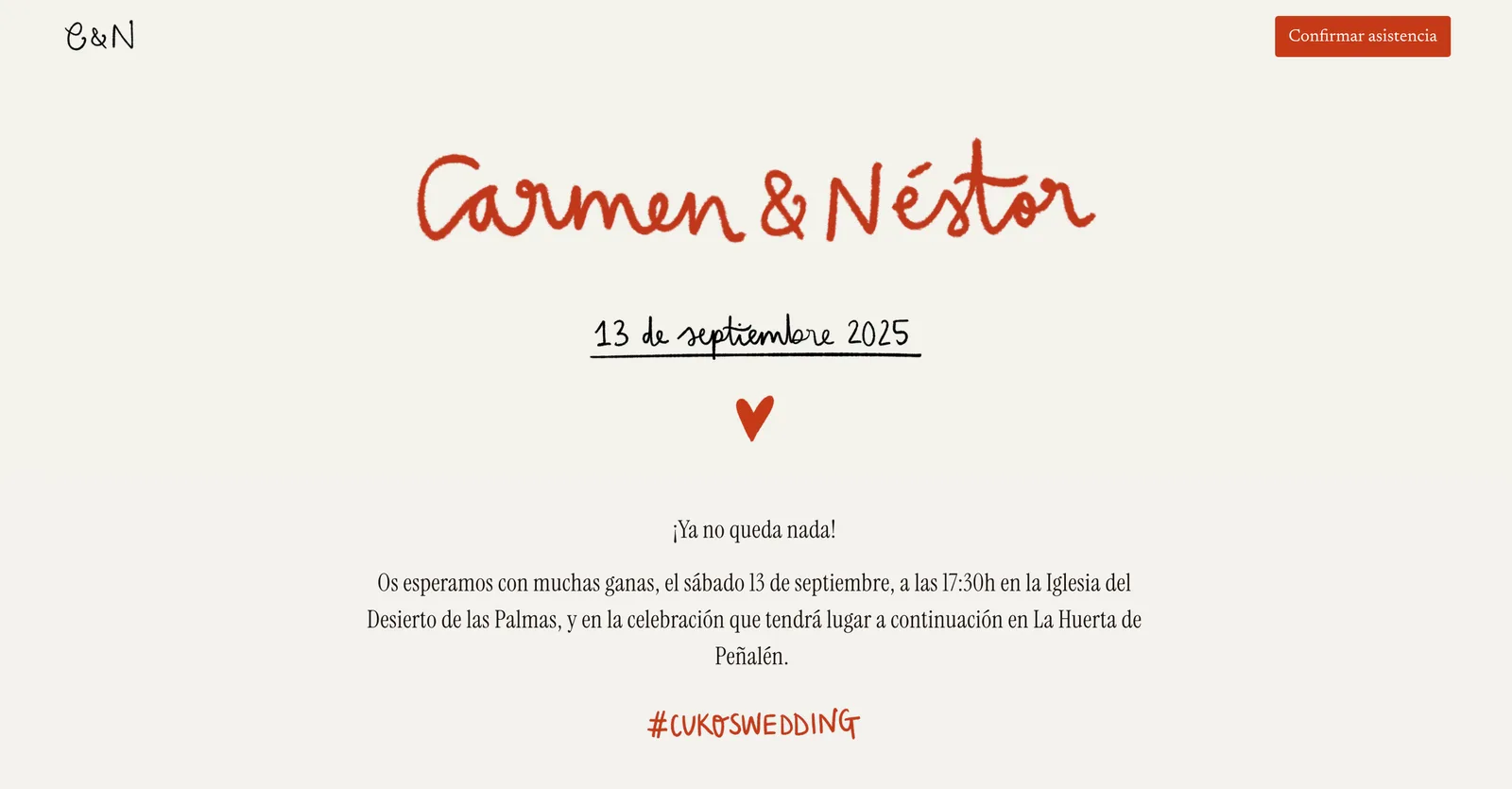 Boda Carmen & Nestor — écran 1