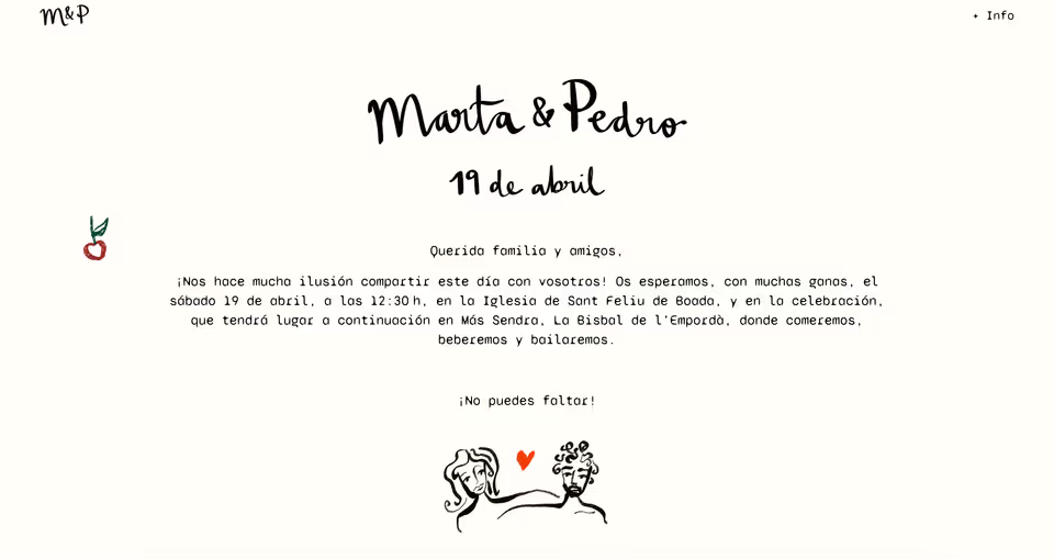 Image of M & P wedding