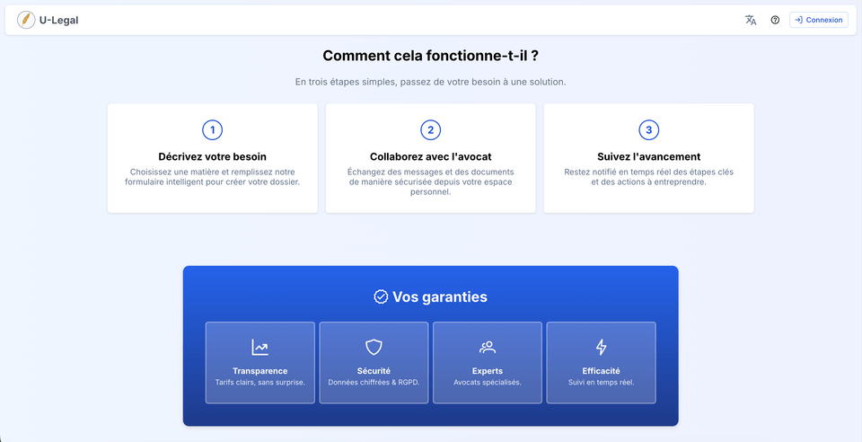 Image of Client-Lawyer Platform