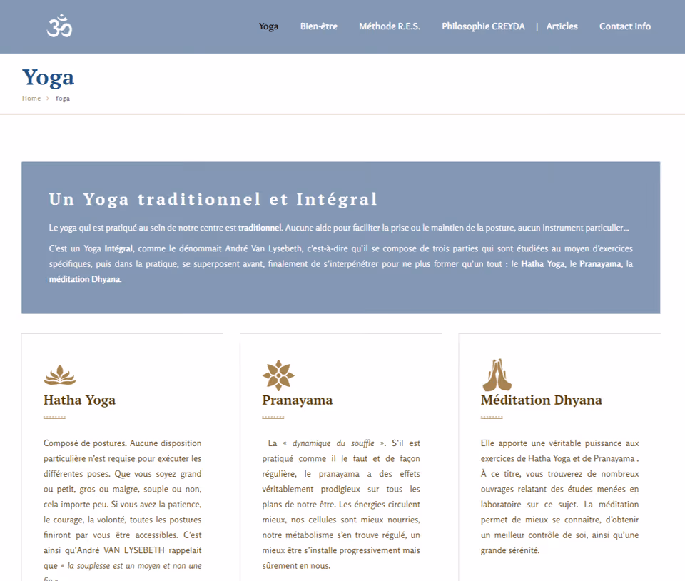 Isaure Lohest web developement project 3 - desktop vue