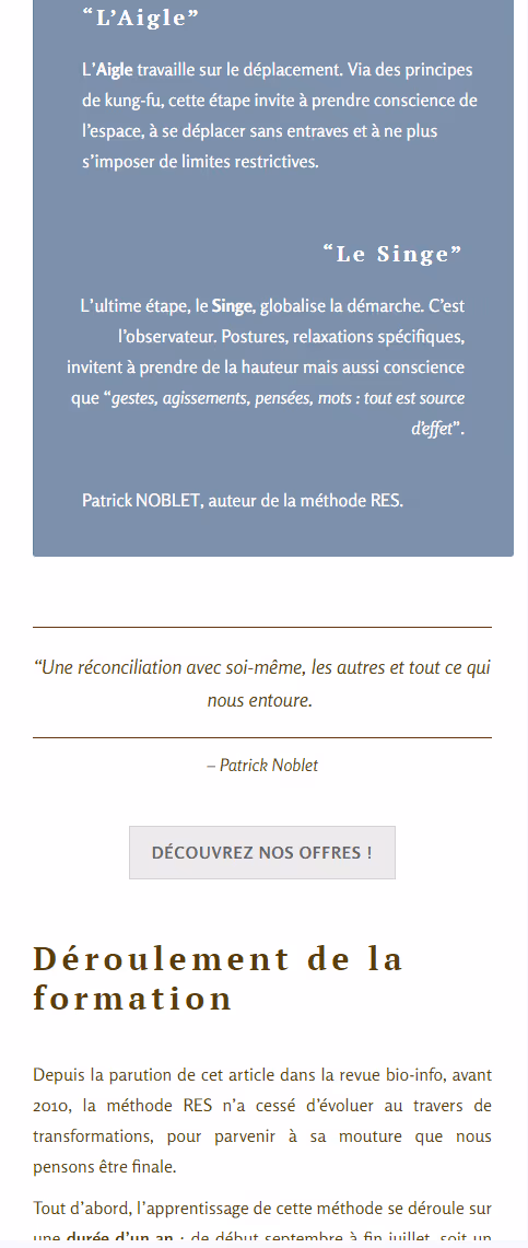 Isaure Lohest web developement project 3 - mobile vue