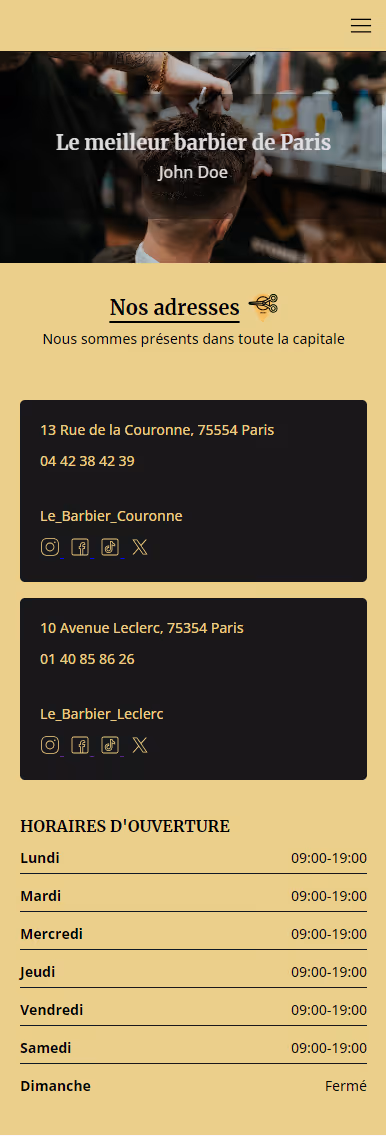 Isaure Lohest web developement project 1 - mobile vue